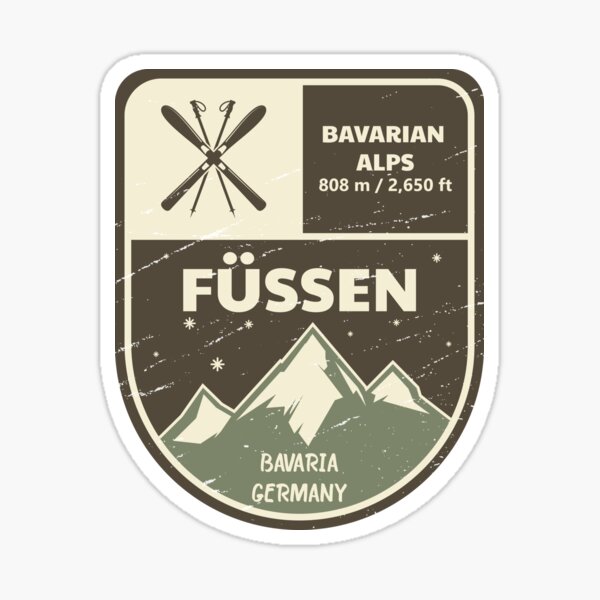 Item preview, Füssen Bavarian Alps Bavaria Germany designed and sold by KrisSidDesigns.