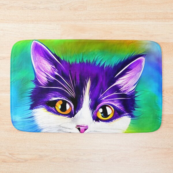 Item preview, Rainbow cute cat artwork designed and sold by The Love Quill.