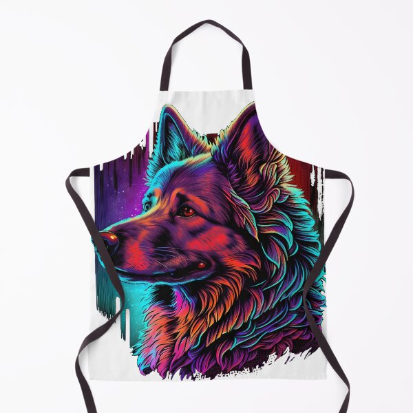 Item preview, Synthwave Shepherd Dog designed and sold by Harlechryzz.