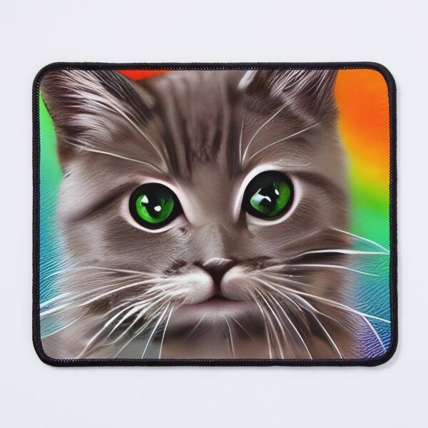 Item preview, Rainbow cute cat artwork designed and sold by The Love Quill.