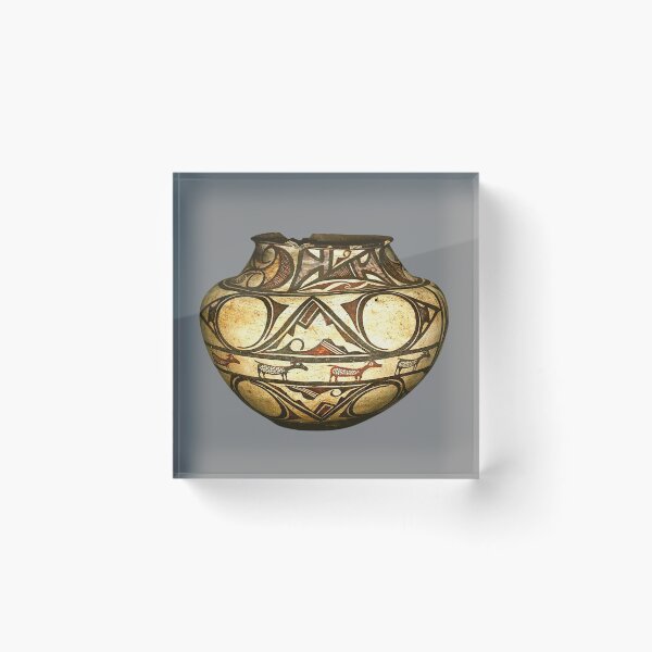 Item preview, Native American Pueblo Zuni Vintage Water Jar Pottery designed and sold by Purple Fern Art.