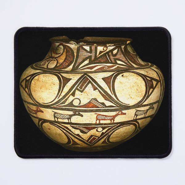 Item preview, Native American Pueblo Zuni Vintage Water Jar Pottery designed and sold by Purple Fern Art.