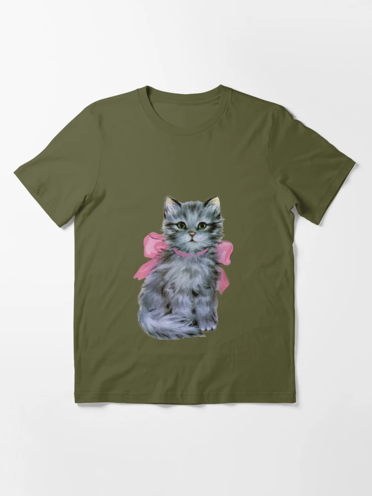 Coquette Vintage cat  Essential T-Shirt for Sale by Pixiedrop