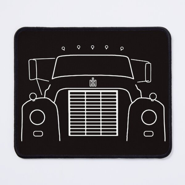 Item preview, International Harvester Loadstar 1600 classic truck white outline graphic designed and sold by soitwouldseem.