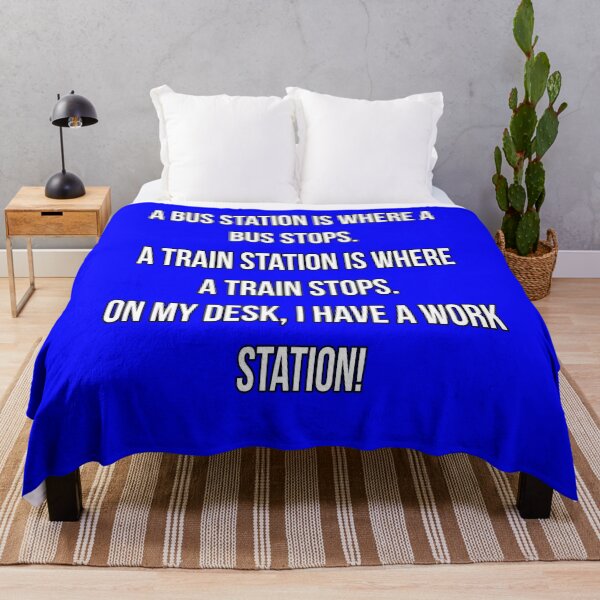 Item preview, Funny Sarcastic Humor A Bus Station Is Where A Bus Stops designed and sold by fantasticdesign.