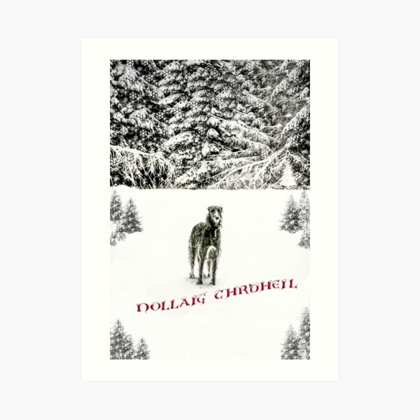 2018 Christmas card Art Print
