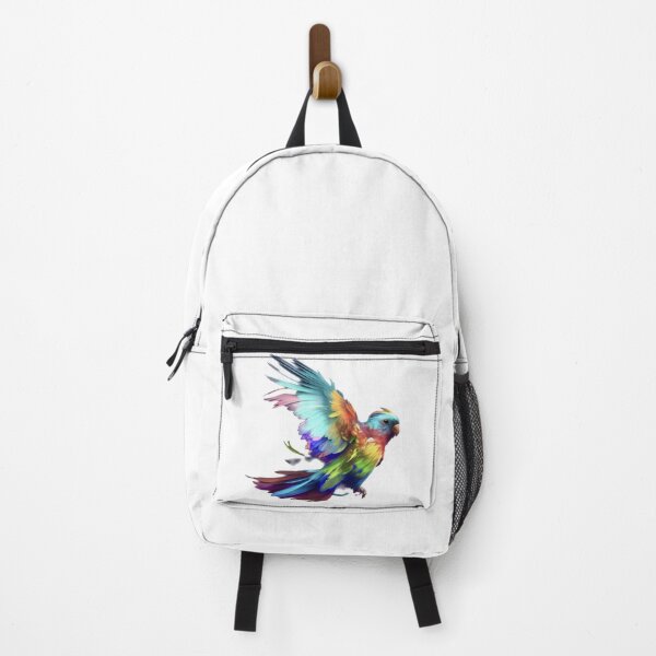 Item preview, Colorful parrot flapping wings designed and sold by baksuart.