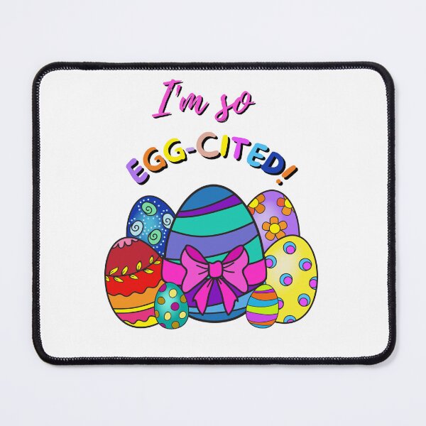 Item preview, I'm So Egg-cited Colorful Easter Eggs designed and sold by SiYDesigns.