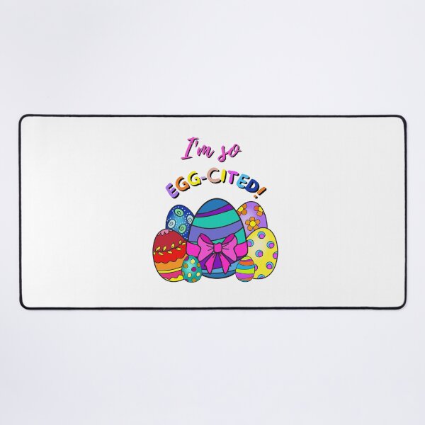 Item preview, I'm So Egg-cited Colorful Easter Eggs designed and sold by SiYDesigns.