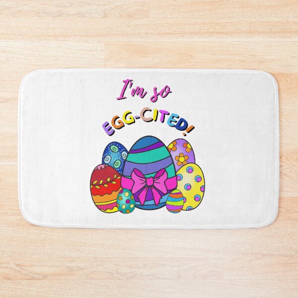 Item preview, I'm So Egg-cited Colorful Easter Eggs designed and sold by SiYDesigns.