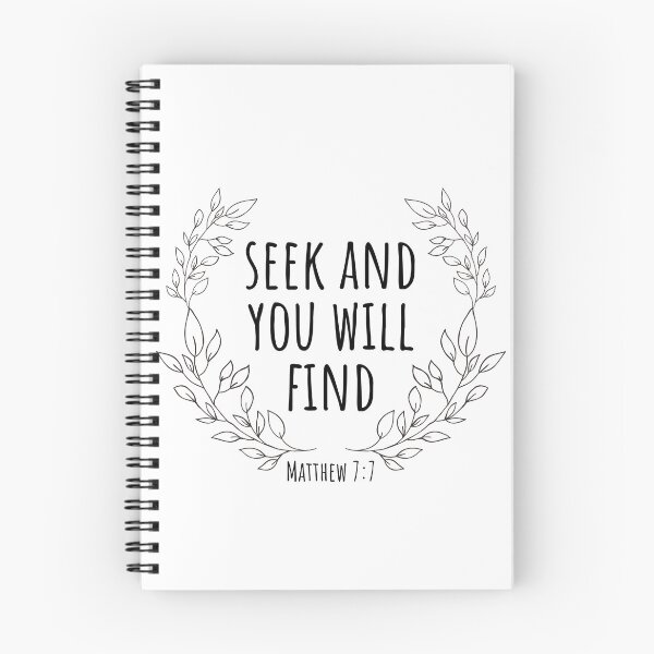 Item preview, Matthew 7:7 Seek And You Will Find Sticker T-Shirt designed and sold by LMFDesigns.