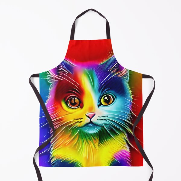 Item preview, Rainbow cute cat artwork designed and sold by The Love Quill.
