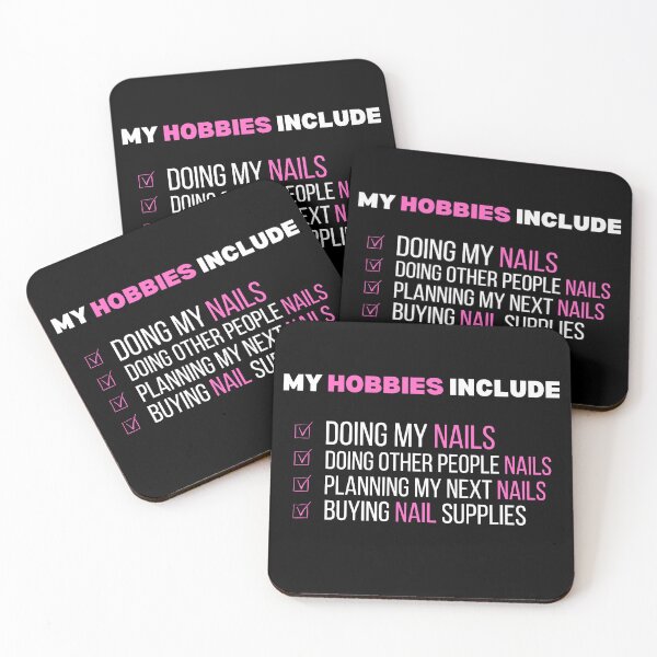 Item preview, My Hobbies Doing Nails Funny Nail Tech designed and sold by diip.