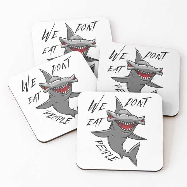 Item preview, Funny We Dont Eat People Hammerhead Shark designed and sold by mkzmerch.