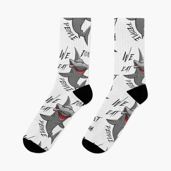 Item preview, Funny We Dont Eat People Hammerhead Shark designed and sold by mkzmerch.
