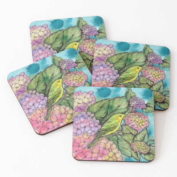 Item preview, Bird & Hydrangea designed and sold by StudioLRM.