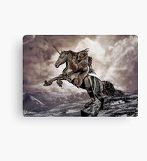 Silverback & Horn Canvas Print