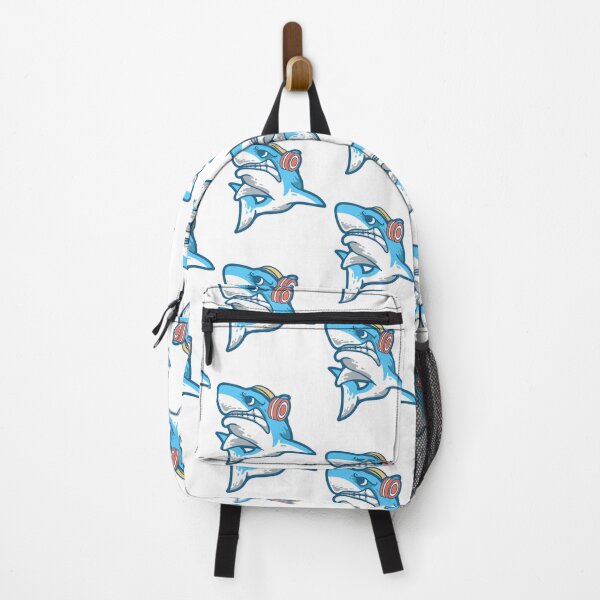 Item preview, Retro Shark listening to Beats designed and sold by mkzmerch.