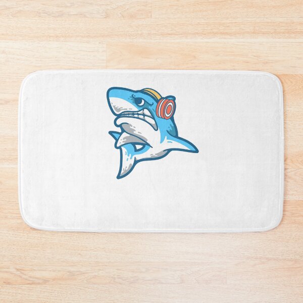 Item preview, Retro Shark listening to Beats designed and sold by mkzmerch.