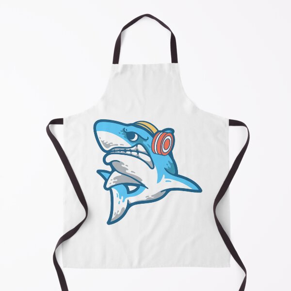Item preview, Retro Shark listening to Beats designed and sold by mkzmerch.