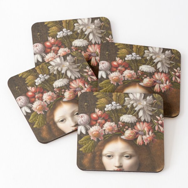 Item preview, Vintage Floral Maiden, Beautiful Flower Aesthetic  designed and sold by Flowerartlovers.
