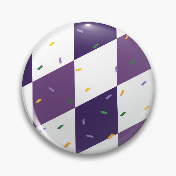 Item preview, mardi gras purple diamond and confetti designed and sold by MGuyerArt.
