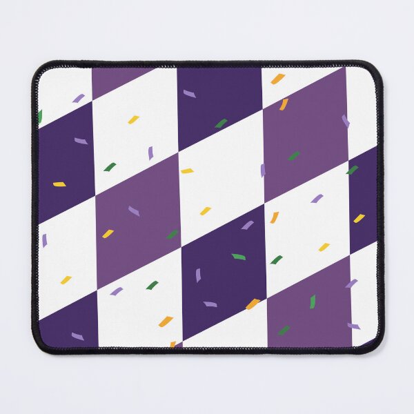 Item preview, mardi gras purple diamond and confetti designed and sold by MGuyerArt.
