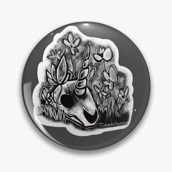 Item preview, Dark Unicorn Skull | Wizardcore Goblincore Cottagecore Aesthetic | Fantasy designed and sold by TurmericDesignC.