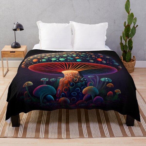 Item preview, Hippie Mystical Mushroom designed and sold by PipikaArt.