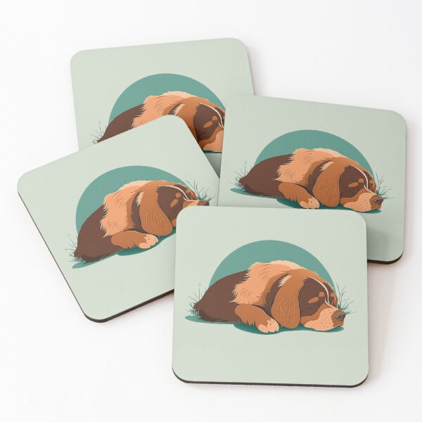 Item preview, Cute Sleepy Dog Illustration designed and sold by The MZ Touch.