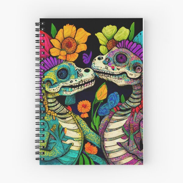 Item preview, Colorful Skeleton Iguanas on Day of the Dead, Dia de los Muertos designed and sold by newnomads-art.