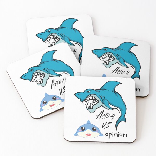 Item preview, Funny Shark Actual vs Opinion designed and sold by mkzmerch.