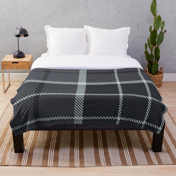 Item preview, Black and Gray Tartan Plaid | Modern and unique stripes design designed and sold by TheWalnut.