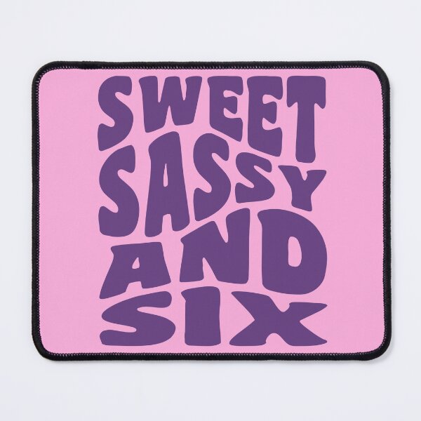 Item preview, Sweet Sassy and Six Girls 6th Birthday Shirt Six Year Old designed and sold by yelly123.