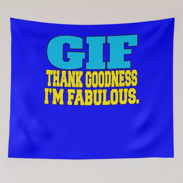 Item preview, Funny Sarcastic Humor GIF Thank Goodness I’m Fabulous designed and sold by fantasticdesign.