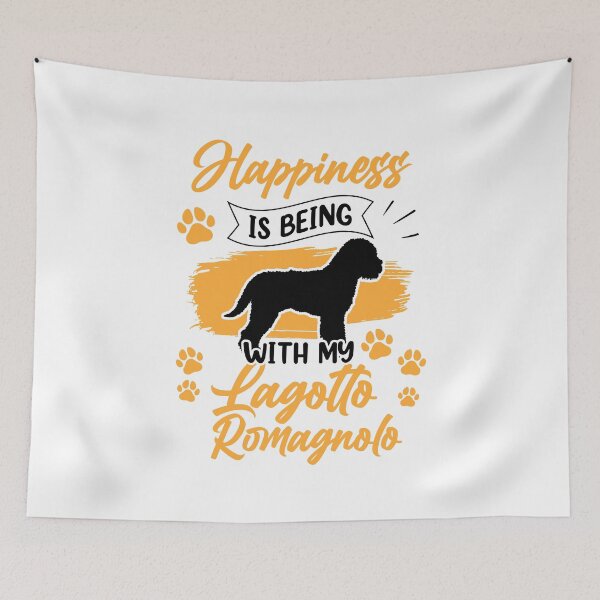 Item preview, Lagotto Romagnolo makes happy truffle dog designed and sold by madgrfx.
