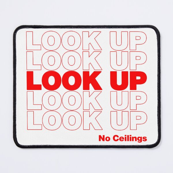 Item preview, Look Up, No Ceilings - Lost Girls Lyric Lights in Red designed and sold by colormemichelle.