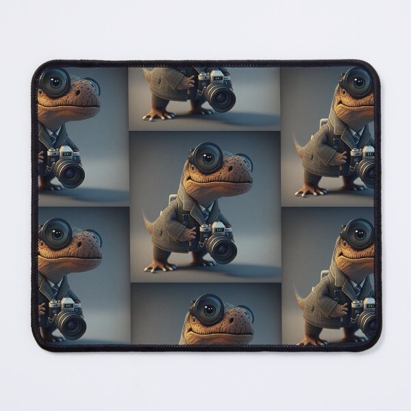 Item preview, dinosaur photographer designed and sold by Raccoonidae.