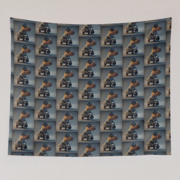 Item preview, dinosaur photographer designed and sold by Raccoonidae.