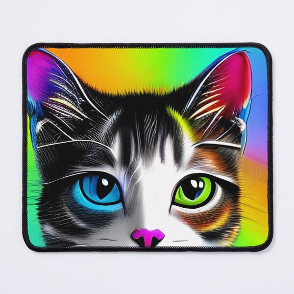 Item preview, Rainbow cute cat artwork designed and sold by The Love Quill.