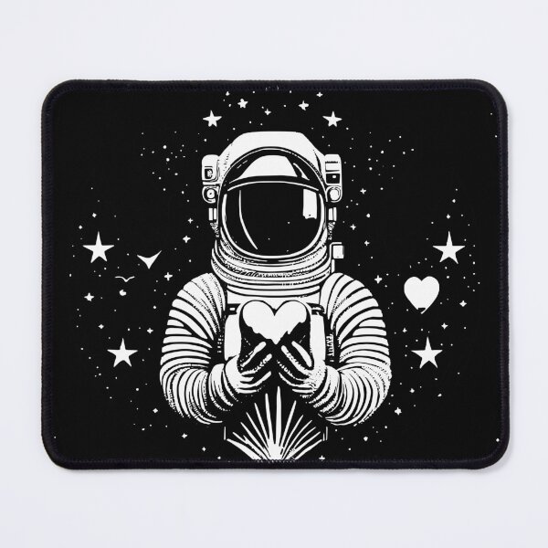 Item preview, Kids I Steal Hearts Astronaut Valentines Day - Black and White designed and sold by jortan1.