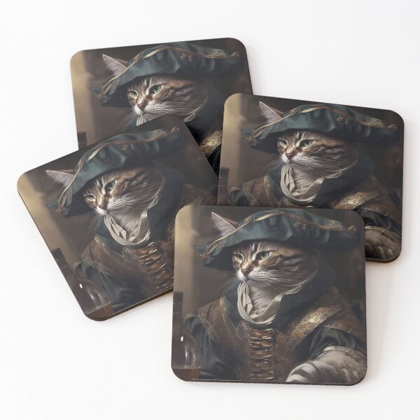 Item preview, Caravaggio Nightclub Cat T-Shirts designed and sold by MagnaSpes.