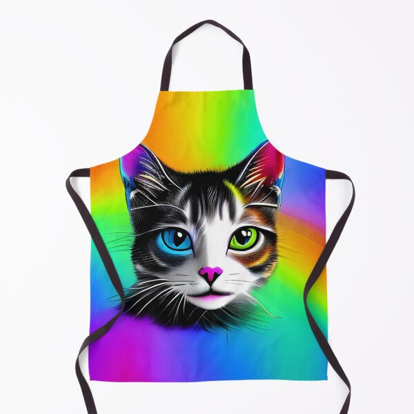 Item preview, Rainbow cute cat artwork designed and sold by The Love Quill.