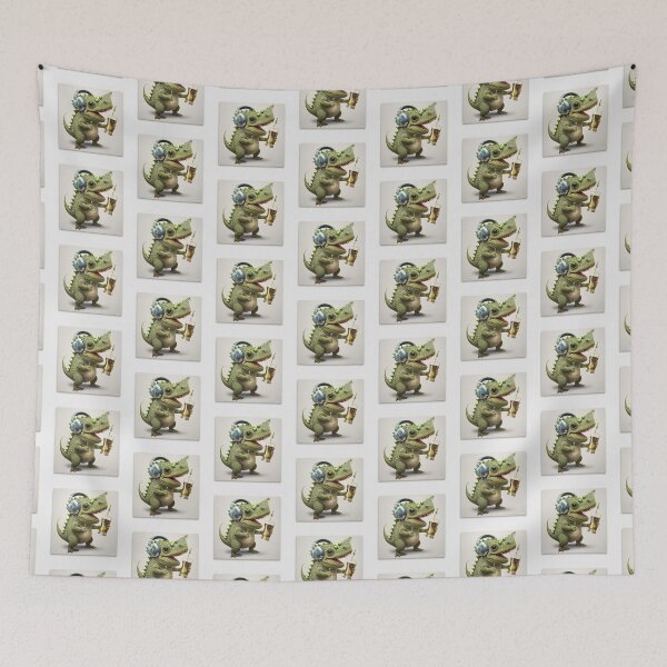 Item preview, dinosaur drunker designed and sold by Raccoonidae.