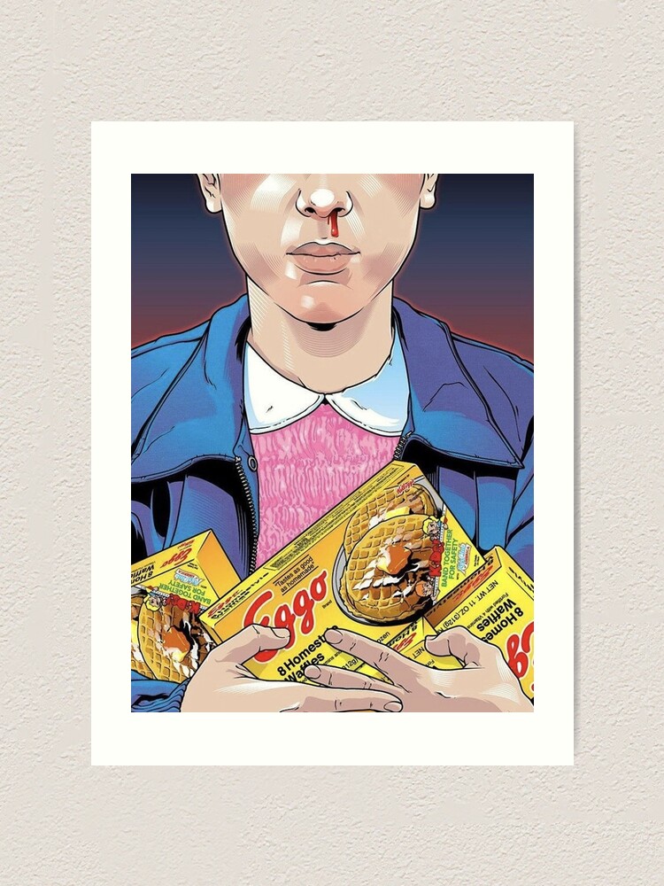 Stranger Things Eleven Art Print For Sale By Pamevarea Redbubble