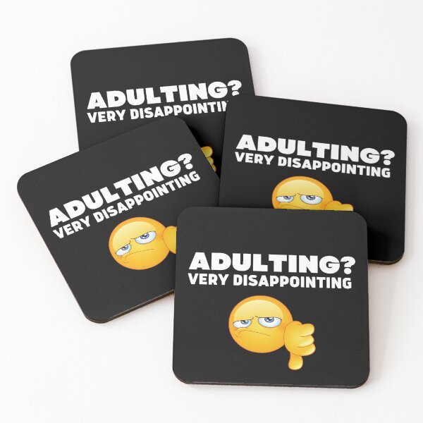 Item preview, Adulting Very Disappointing designed and sold by ConjuredMoth.