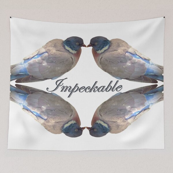 Item preview, Four Impeckable Pigeons  designed and sold by EileenCKenny.