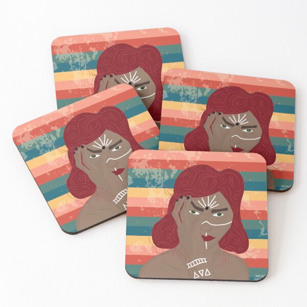 Item preview, African girl and rainbow designed and sold by Monedesign.