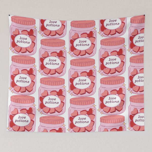 Aperçu de l'œuvre Pot de coeur de philtres d'amour créée et vendue par de-luz-designs.