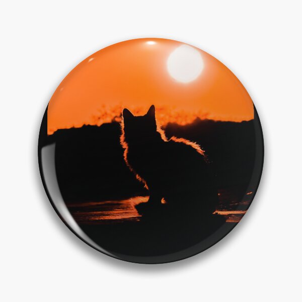 Item preview, Cat watching sunset scene  designed and sold by Tooshe.